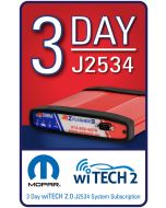 wiTECH 2.0 - 3 Day Subscription for J2534 Device ONLY